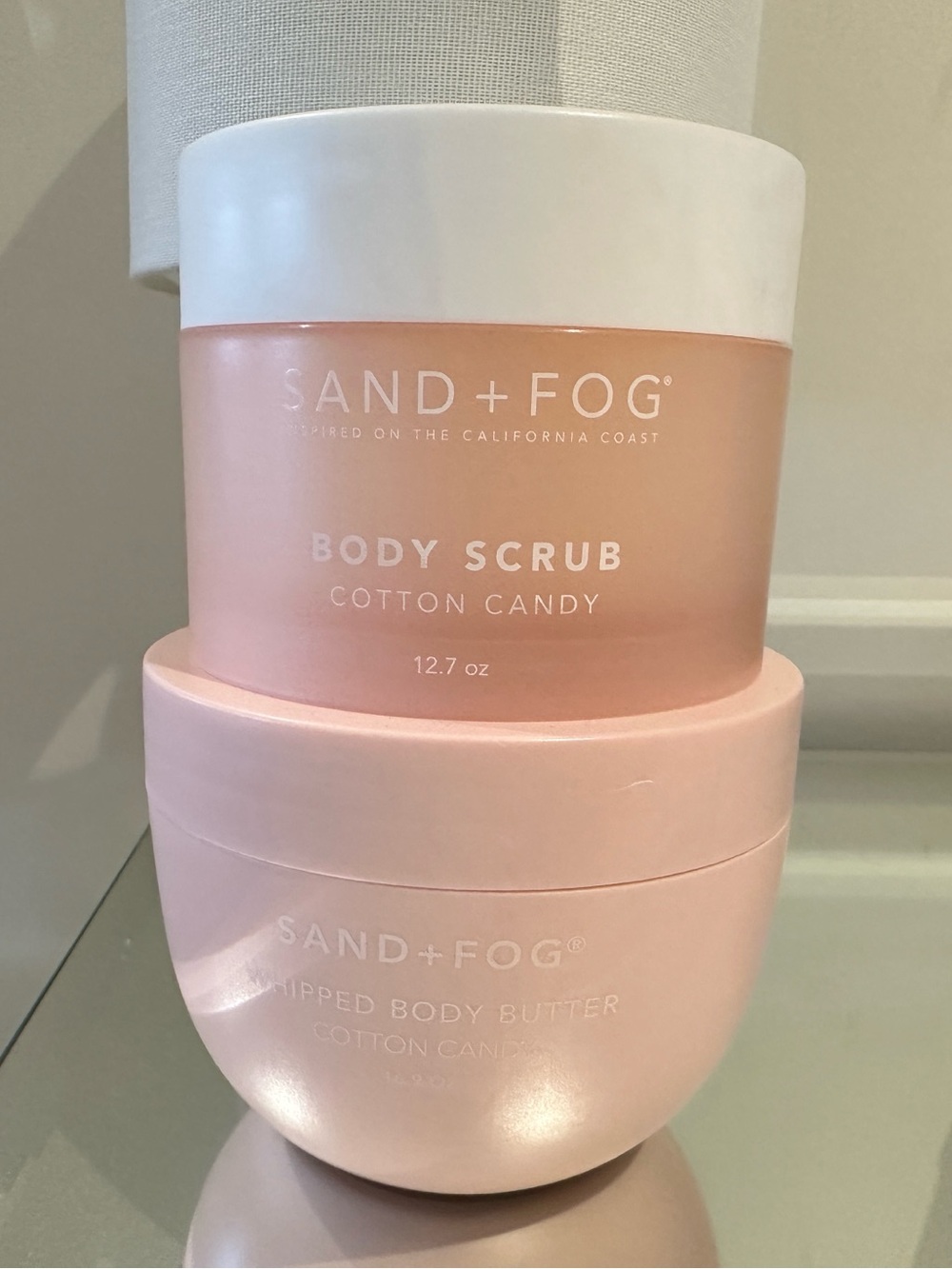 🩰 Cotton Candy Sand + Fog Body Scrub &  Whipped Body Butter Authentic NWT